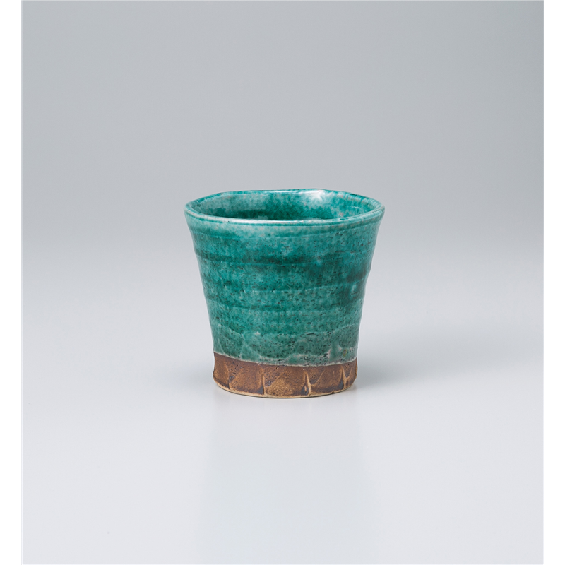 古林陶器 フリーカップ エメラルド面取カップ 1029240320 1個（ご注文単位1個）【直送品】
