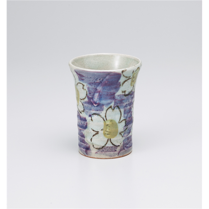 古林陶器 フリーカップ ダミ桜フリーカップ紫 1029720157 1個（ご注文単位1個）【直送品】