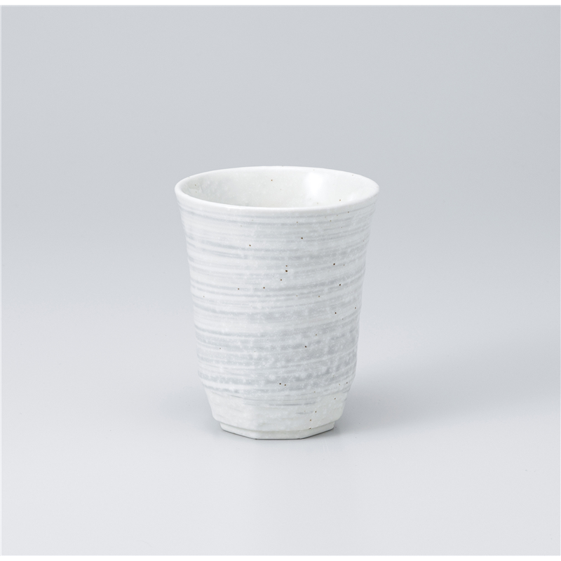 古林陶器 フリーカップ グレー渦浜八フリーカップ 1129110651 1個（ご注文単位1個）【直送品】