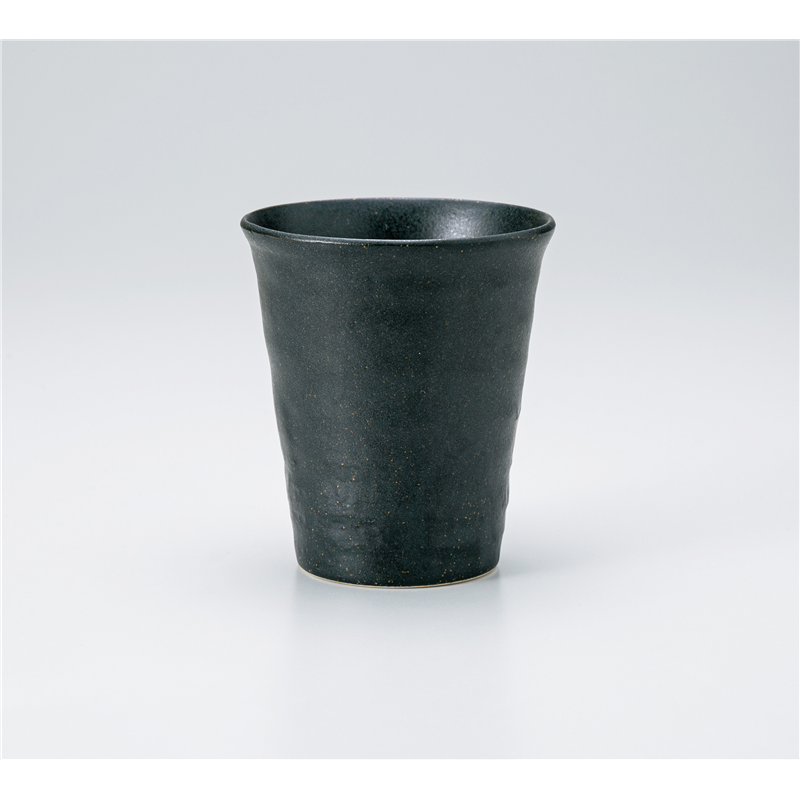 古林陶器 フリーカップ カジュアルカップ(大)黒 1326120670 1個（ご注文単位1個）【直送品】