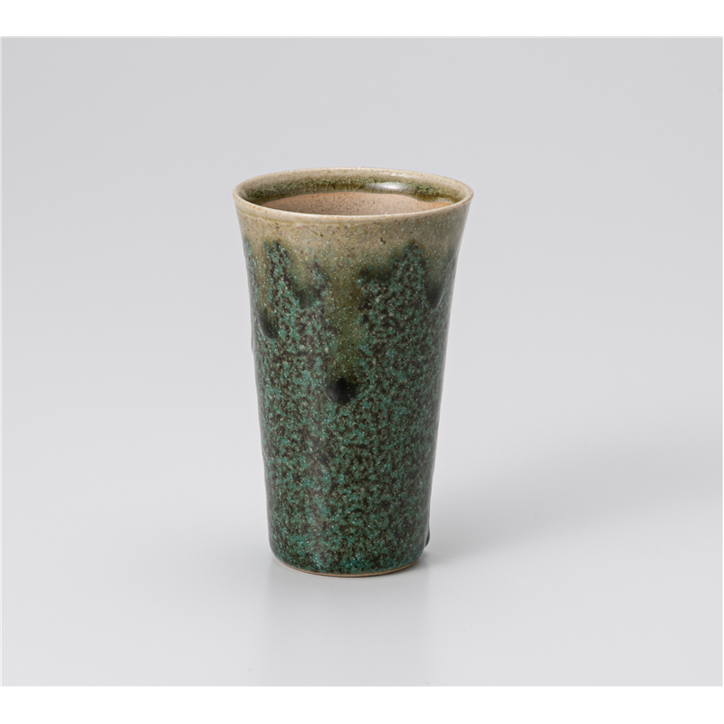 古林陶器 フリーカップ ビスク一口カップ 深緑 1228530516 1個（ご注文単位1個）【直送品】