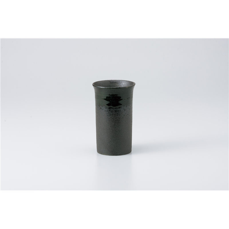 古林陶器 フリーカップ 黒吹ビアタンブラ- 929330316 1個（ご注文単位1個）【直送品】