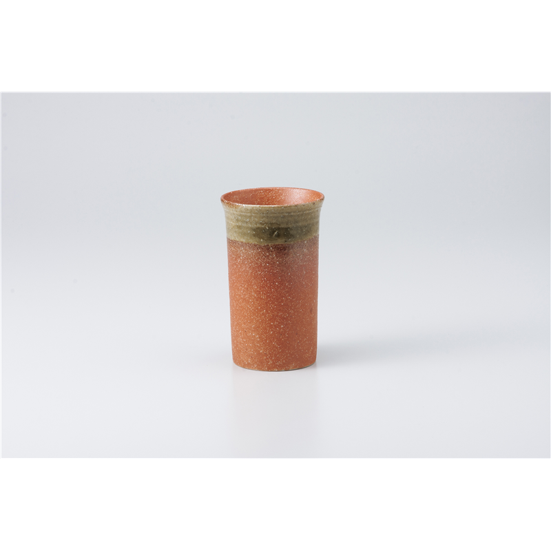 古林陶器 フリーカップ 伊賀ビアタンブラ- 929330216 1個（ご注文単位1個）【直送品】