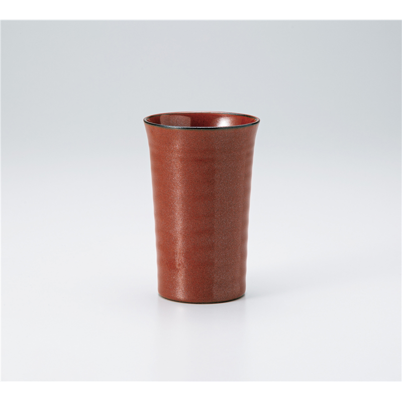 古林陶器 フリーカップ 一口フリーカップ 鉄赤 1326140556 1個（ご注文単位1個）【直送品】