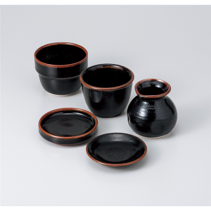 古林陶器 そば用品 ゆず天目 そば徳利 828840133 1個（ご注文単位1個）【直送品】