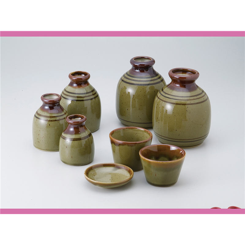 古林陶器 そば用品 オリーブそば5.0徳利 528730701 1個（ご注文単位1個）【直送品】