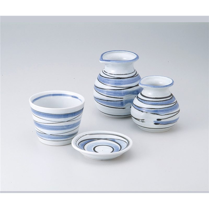 古林陶器 そば用品 流水2合徳利 528830125 1個（ご注文単位1個）【直送品】