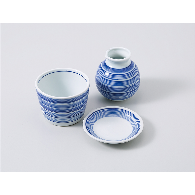 古林陶器 そば用品 手描き駒筋 そば徳利 1129530525 1個（ご注文単位1個）【直送品】