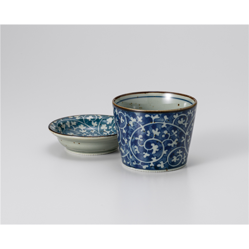 古林陶器 そば用品 益子唐草そば千代口 1229040547 1個（ご注文単位1個）【直送品】