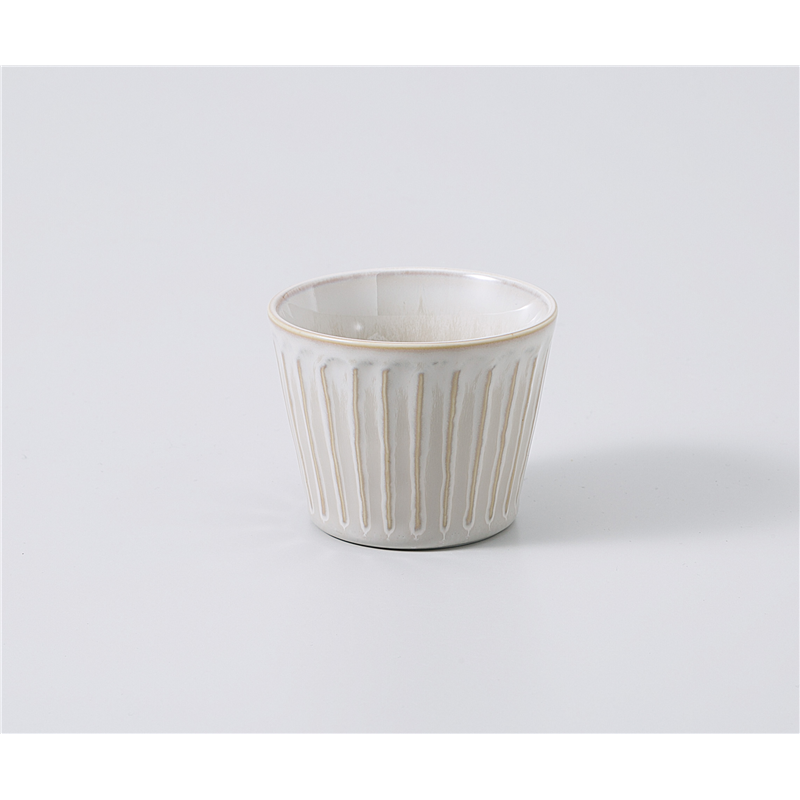 古林陶器 そば用品 窯変粉引き削ぎコップ 1129760126 1個（ご注文単位1個）【直送品】