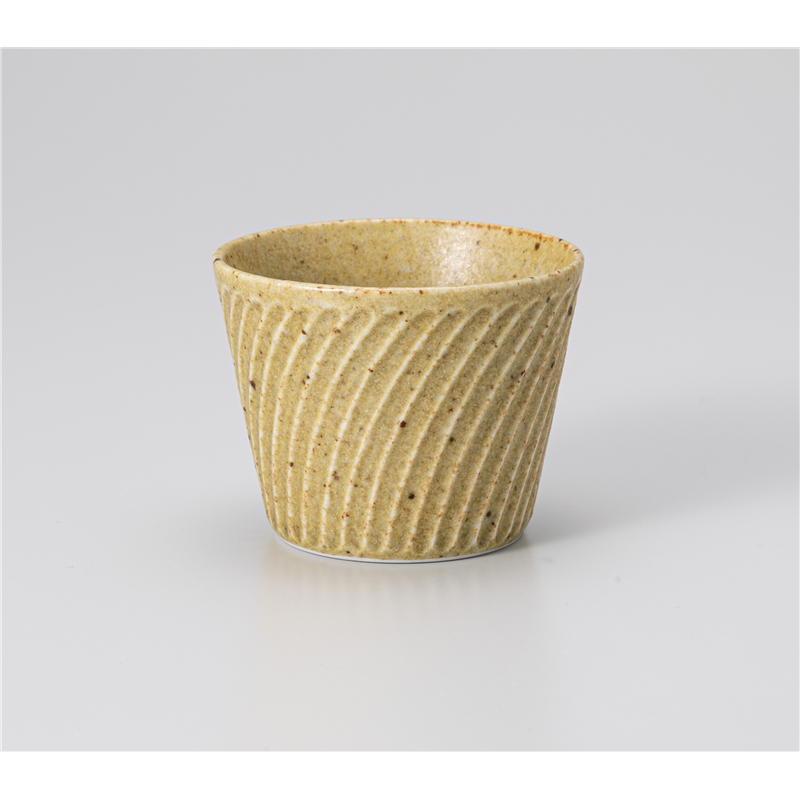 古林陶器 そば用品 タークそば千代口 黄マット 1229120161 1個（ご注文単位1個）【直送品】