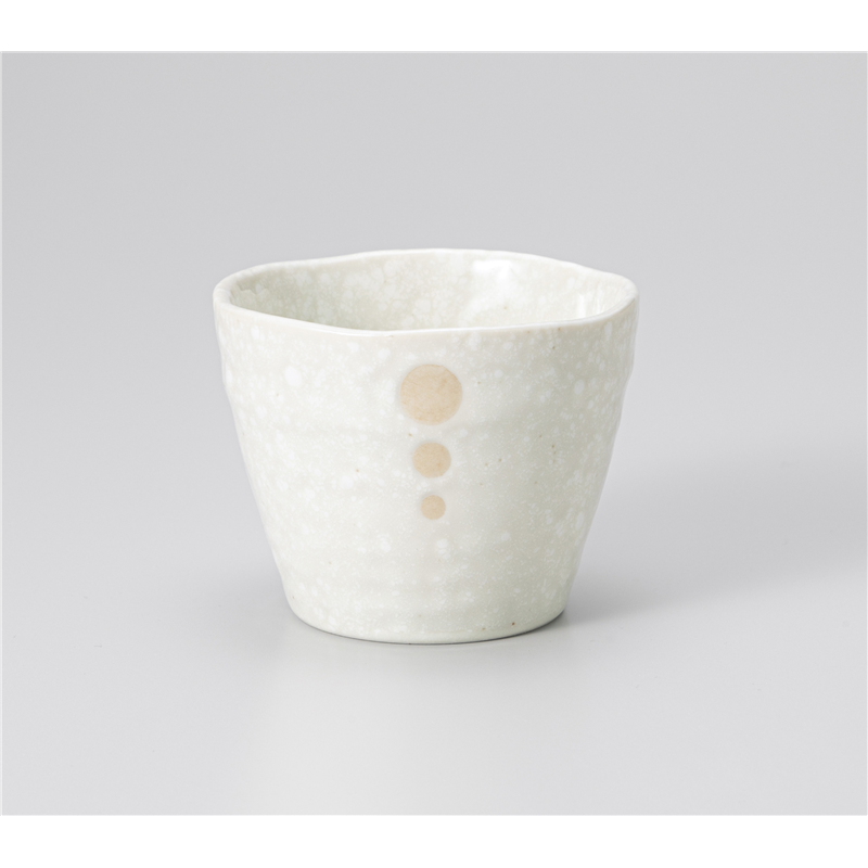 古林陶器 そば用品 白ドット そば千代口 1229150440 1個（ご注文単位1個）【直送品】