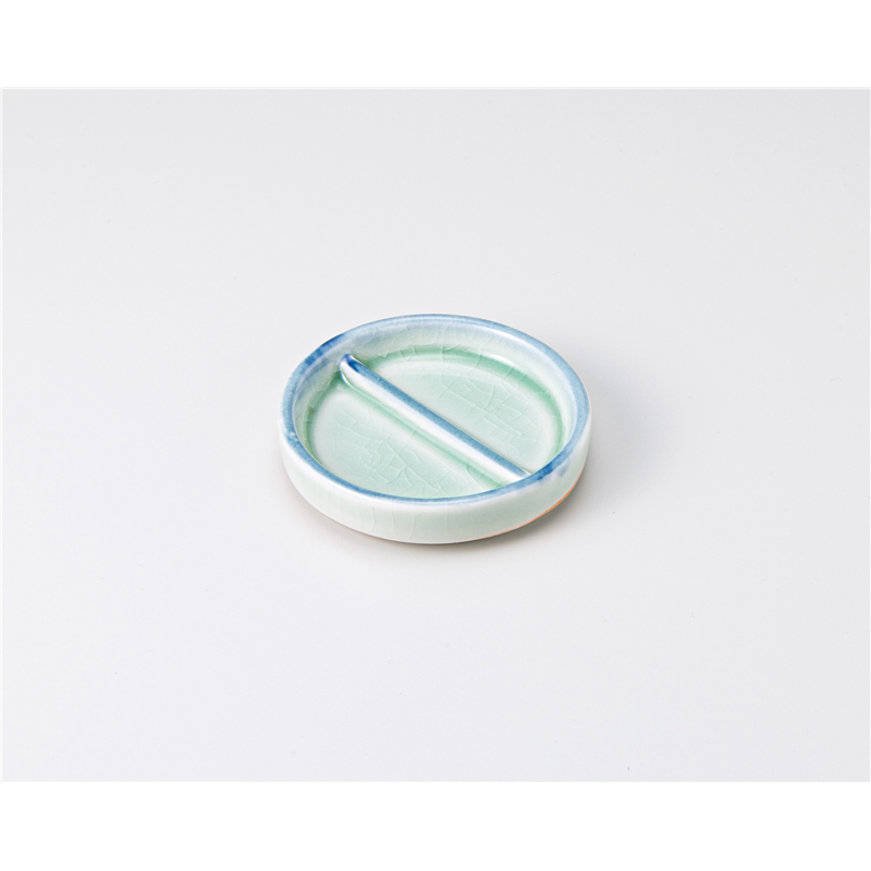 古林陶器 そば用品・薬味皿 御深井丸二品皿 529150474 1個（ご注文単位1個）【直送品】