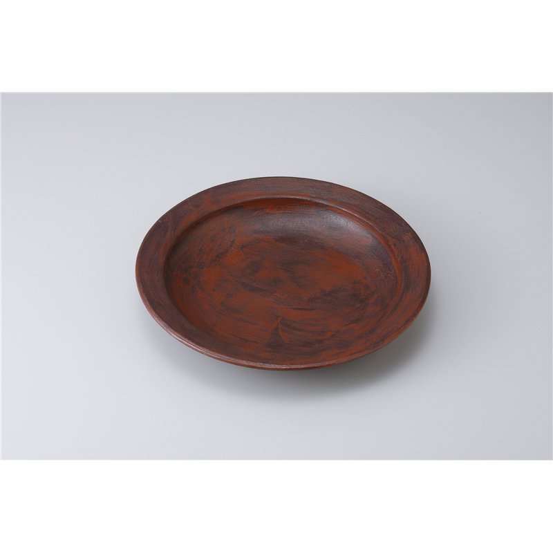 古林陶器 めん皿 根来 リム付大盛り皿 521210160 1個（ご注文単位1個）【直送品】
