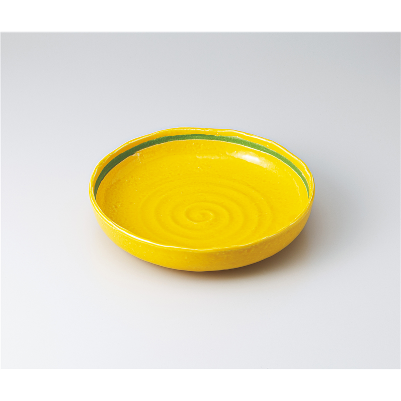 古林陶器 めん皿 黄釉ボール 大 1327820126 1個（ご注文単位1個）【直送品】