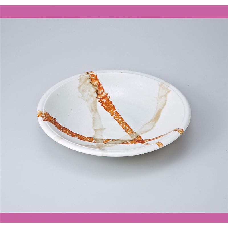 古林陶器 めん皿 東雲(白)7.5深皿 720240463 1個（ご注文単位1個）【直送品】