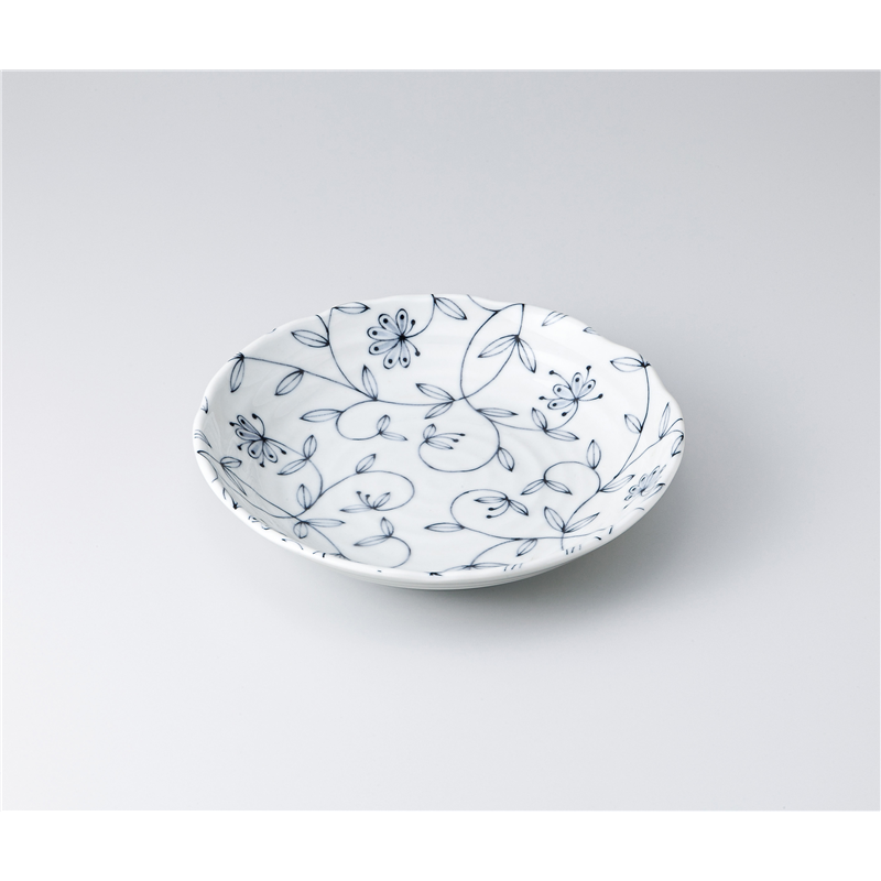 古林陶器 めん皿 夢の花カレー皿 1328040252 1個（ご注文単位1個）【直送品】