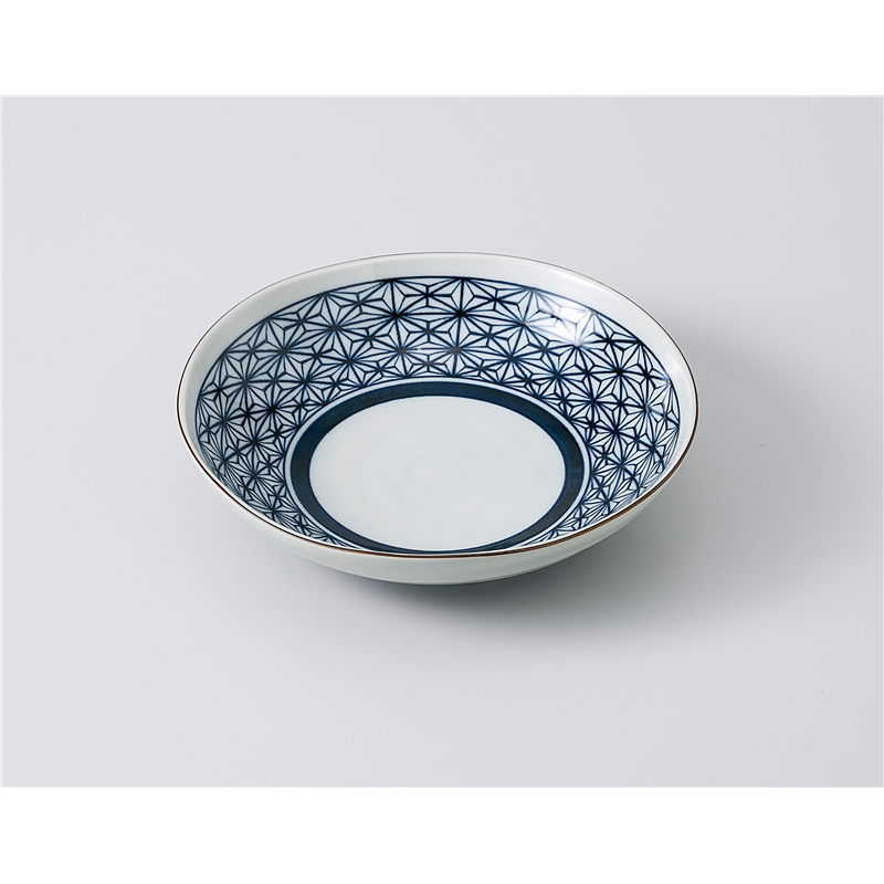 古林陶器 めん皿 古染小紋六兵6.8深皿 1131020435 1個（ご注文単位1個）【直送品】