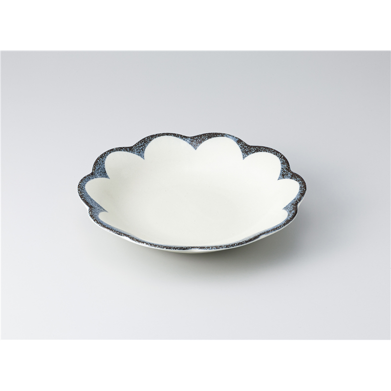 古林陶器 めん皿 RINKA 紺 21.5cm深皿 1328230226 1個（ご注文単位1個）【直送品】