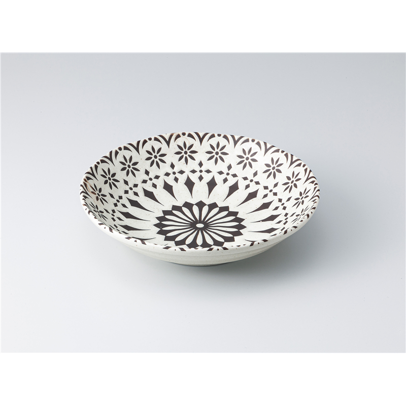 古林陶器 めん皿 ザフラ 粉引白マット 8吋スープ 1328310301 1個（ご注文単位1個）【直送品】