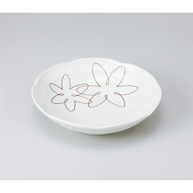 古林陶器 めん皿 ゆうか白6.8深皿 931140451 1個（ご注文単位1個）【直送品】