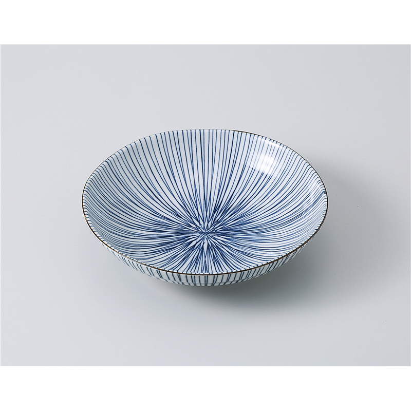 古林陶器 めん皿 細十草6.8深皿 1131040341 1個（ご注文単位1個）【直送品】