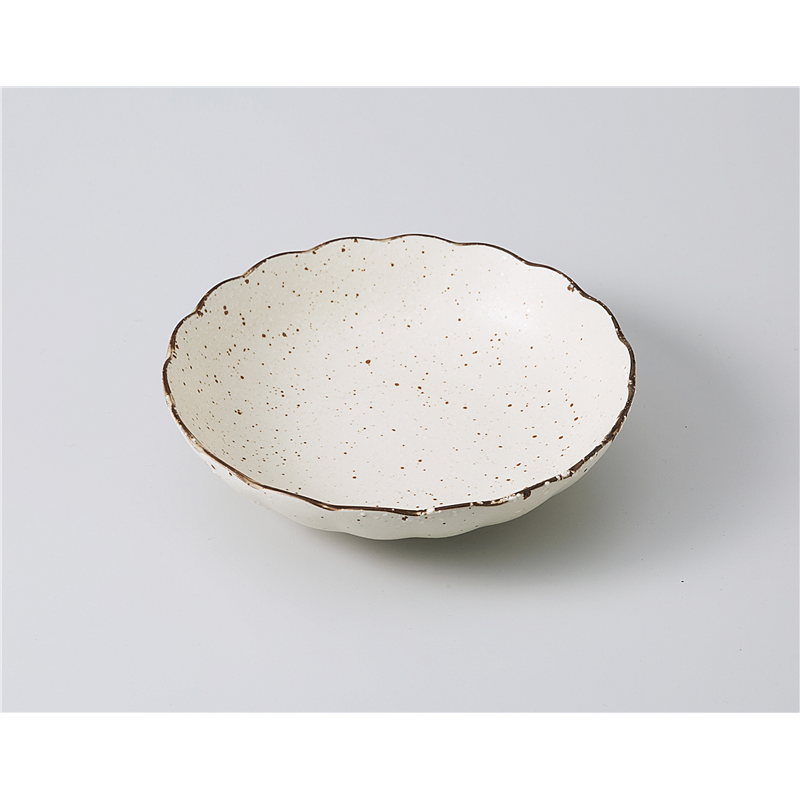 古林陶器 めん皿 白化粧6.8深皿 1131030360 1個（ご注文単位1個）【直送品】