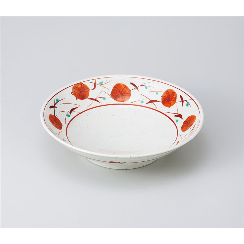 古林陶器 めん皿 錦草花盛鉢 829610126 1個（ご注文単位1個）【直送品】