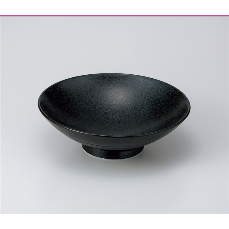 古林陶器 めん皿 JベジBK24.5高台盛鉢 829630426 1個（ご注文単位1個）【直送品】