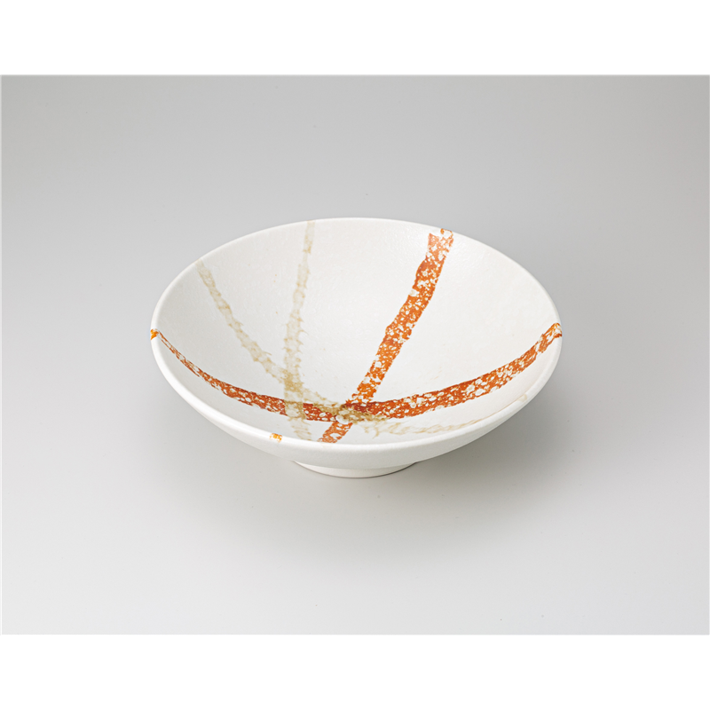 古林陶器 めん皿 東雲(白)8寸盛鉢 1230930163 1個（ご注文単位1個）【直送品】