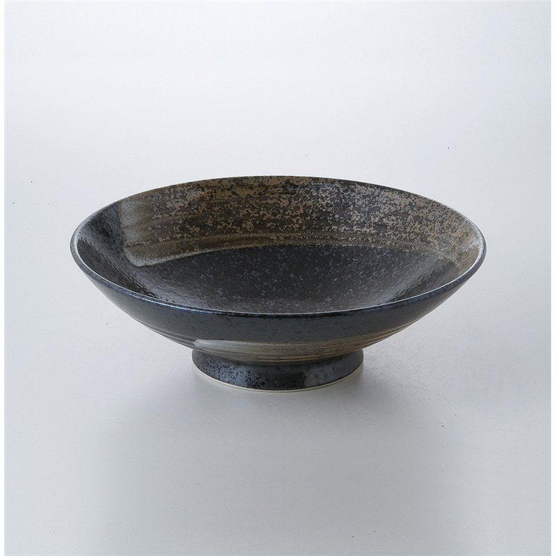 古林陶器 めん皿 明世荒刷毛8.0盛鉢 529740154 1個（ご注文単位1個）【直送品】