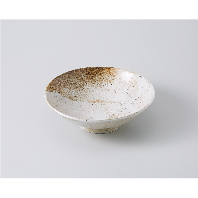 古林陶器 めん皿 雪志野8.0盛鉢 1131340224 1個（ご注文単位1個）【直送品】