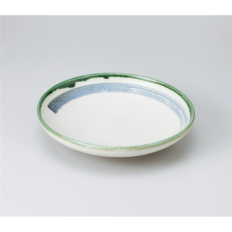 古林陶器 めん皿 渕織部7.5めん皿 931420425 1個（ご注文単位1個）【直送品】