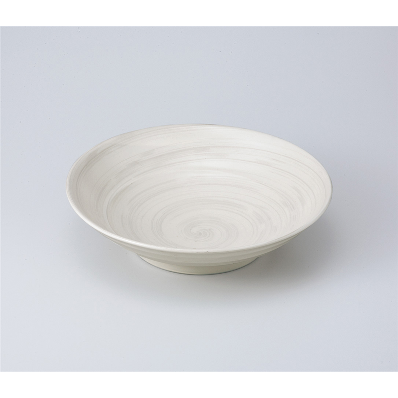 古林陶器 めん皿 新粉引8.0大鉢 829650440 1個（ご注文単位1個）【直送品】