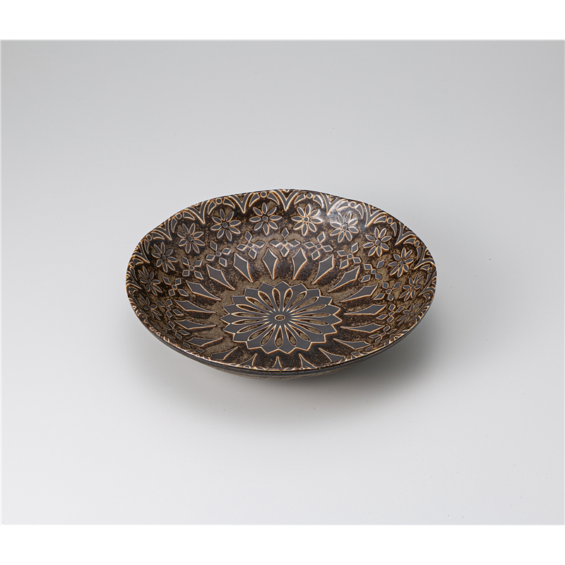 古林陶器 めん皿 ザフラ 伊賀マット 8吋スープ 1231030301 1個（ご注文単位1個）【直送品】