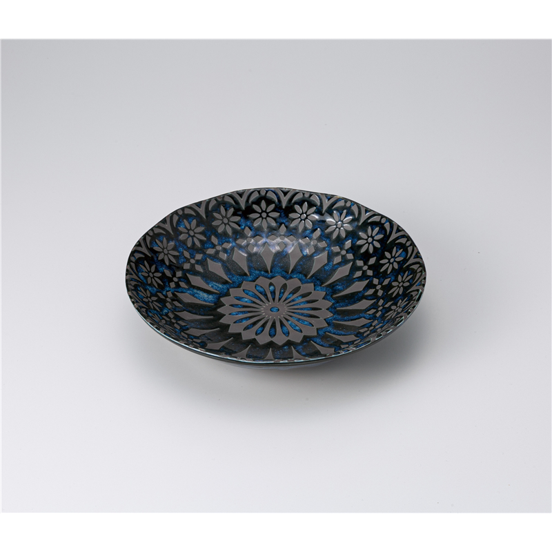 古林陶器 めん皿 ザフラ 海碧 8吋スープ 1231030201 1個（ご注文単位1個）【直送品】