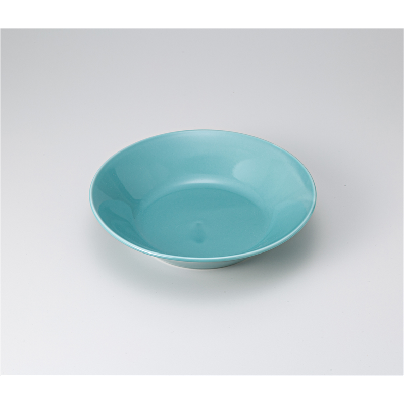 古林陶器 めん皿 青白磁新形7.0深皿 1231010240 1個（ご注文単位1個）【直送品】