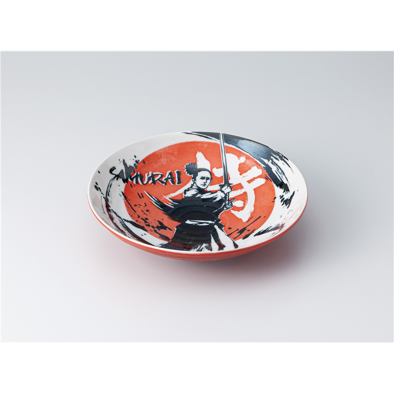 古林陶器 めん皿 侍 7.0盛皿 1328640301 1個(ご注文単位1個)【直送品】