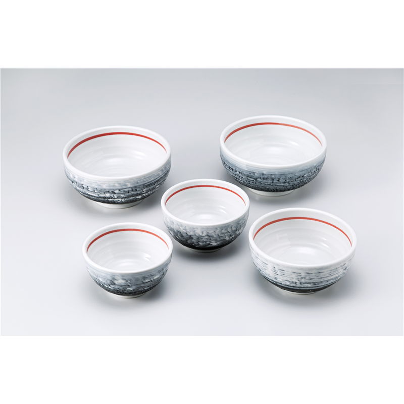 古林陶器 シリーズ丼 刷毛時雨 石目高浜5.5丼 629830660 1個(ご注文単位1個)【直送品】