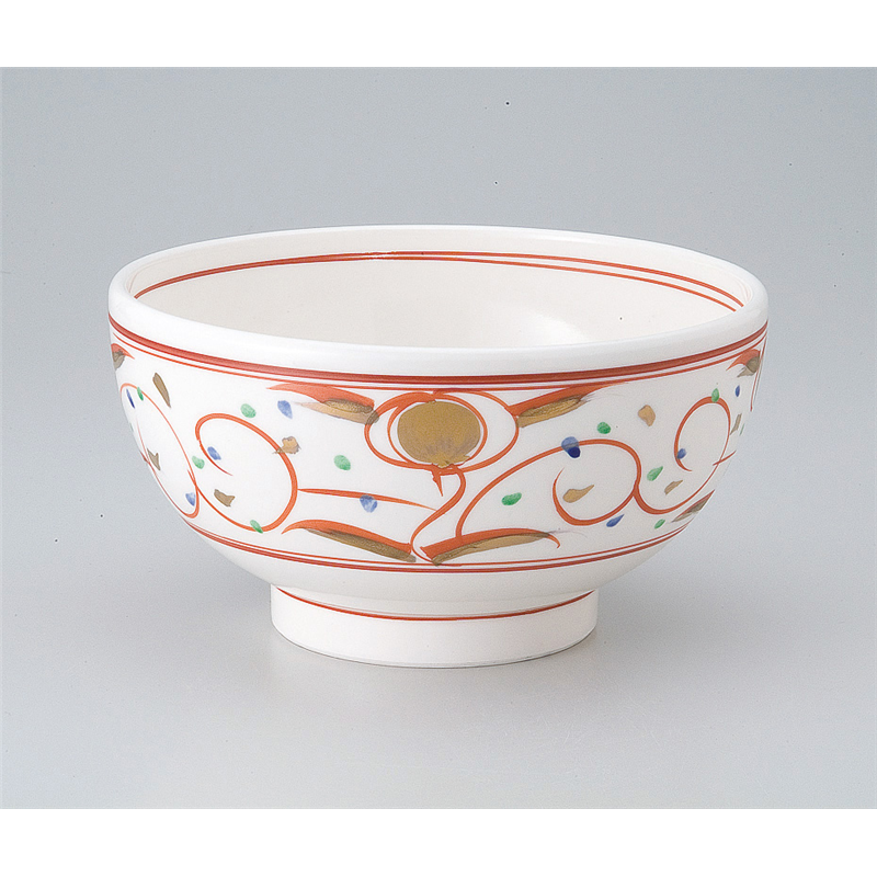 古林陶器 丼 赤絵華紋5.5丼 530410571 1個（ご注文単位1個）【直送品】