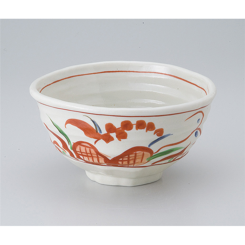 古林陶器 丼 赤絵万暦変型丼大 530320125 1個（ご注文単位1個）【直送品】