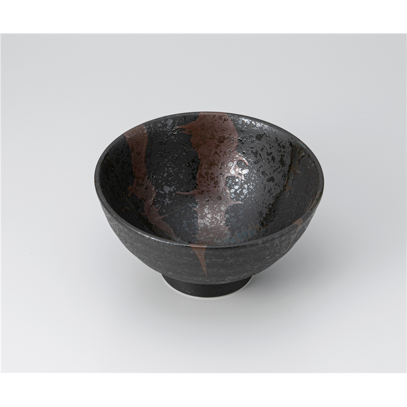 古林陶器 丼 東雲(黒)5.8麺丼 1232240163 1個（ご注文単位1個）【直送品】