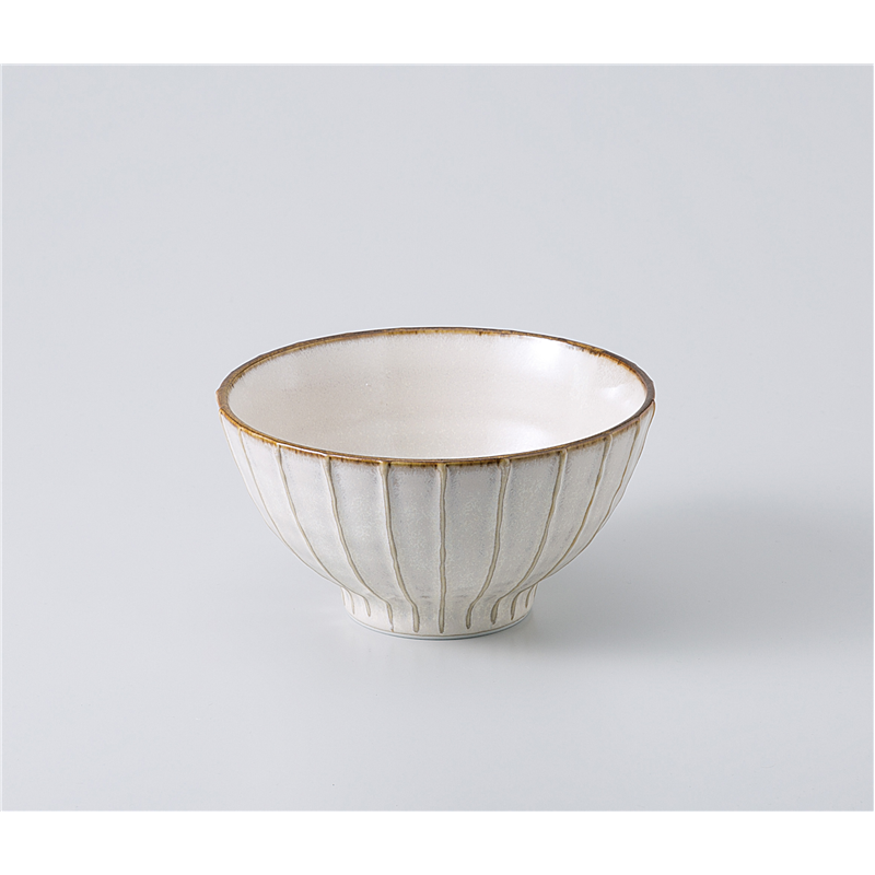 古林陶器 丼 縞一珍白5.0丼 1132730124 1個（ご注文単位1個）【直送品】