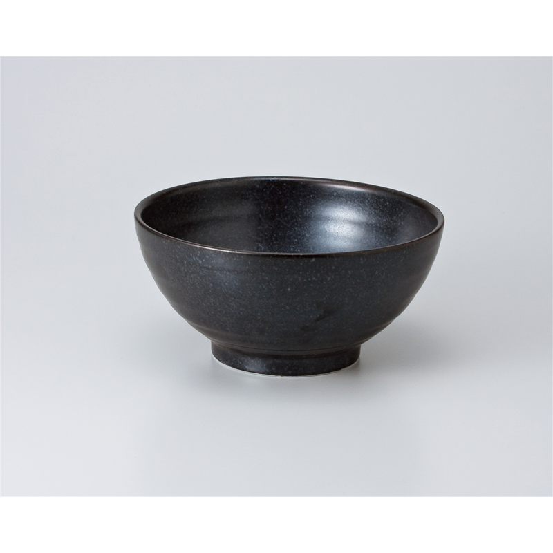 古林陶器 丼 黒マット丸丼 630750311 1個（ご注文単位1個）【直送品】