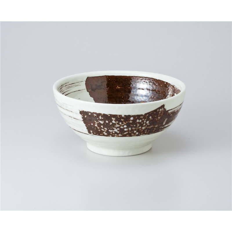 古林陶器 丼 粉引刷毛目うどん丼 630620451 1個（ご注文単位1個）【直送品】