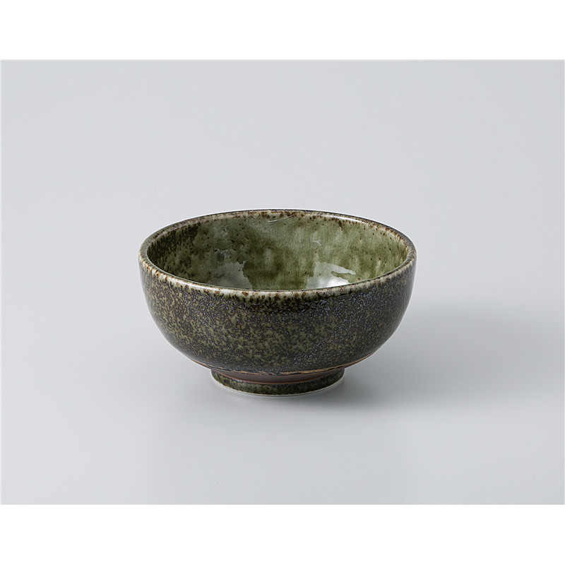 古林陶器 丼 刷毛巻グリーンイラボ5.5鉢 1132850305 1個（ご注文単位1個）【直送品】