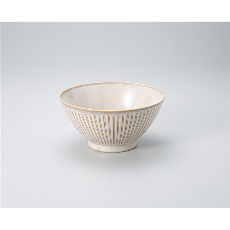 古林陶器 丼 撥水十草 6.0反丼(天丼) チタンマット白 1329950201 1個（ご注文単位1個）【直送品】