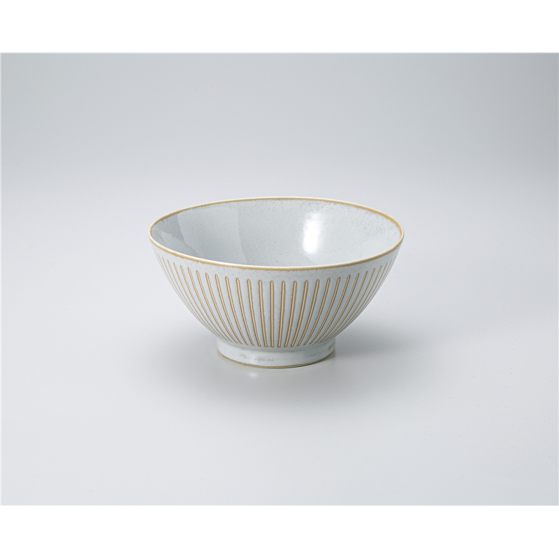 古林陶器 丼 撥水十草 6.0反丼(天丼) 灰うのふ 1329950401 1個（ご注文単位1個）【直送品】