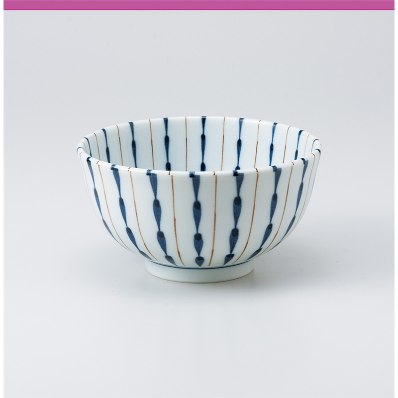 古林陶器 丼 しだれ十草軽量丼 933550152 1個（ご注文単位1個）【直送品】