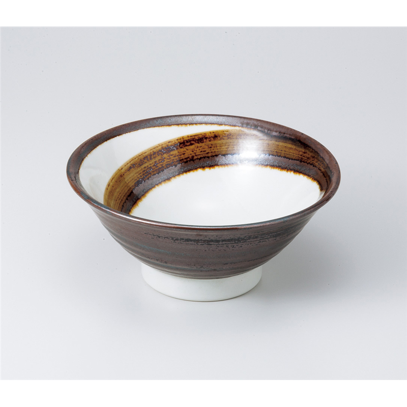 古林陶器 そば丼 錆うず6.5そば丼 831610333 1個（ご注文単位1個）【直送品】